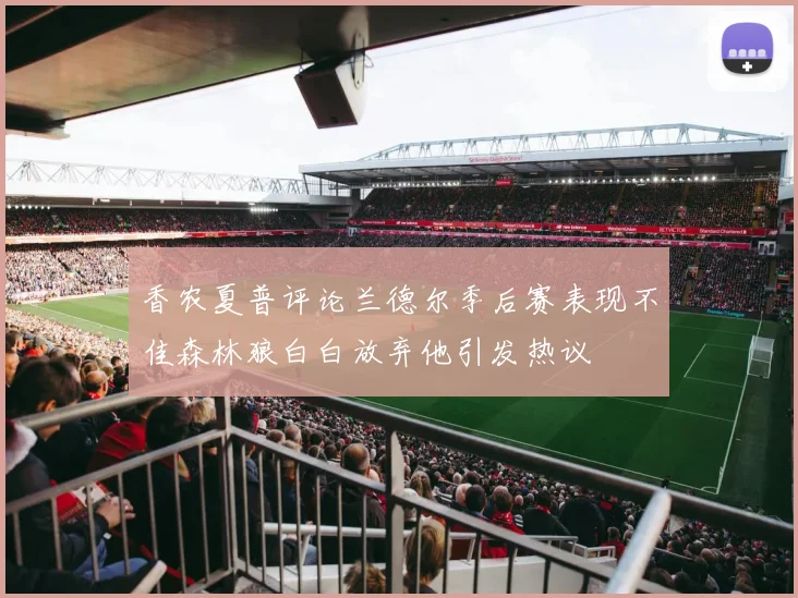 香农夏普评论兰德尔季后赛表现不佳森林狼白白放弃他引发热议